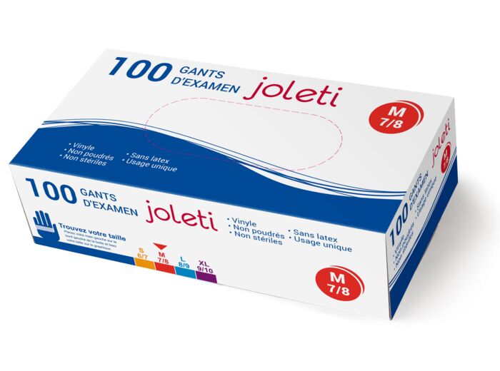 Gant d’examen vinyle JOLETI taille M