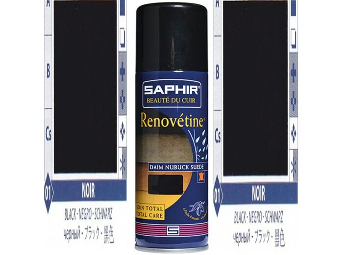 Rénovateur daim noir Saphir (Rénovétine)