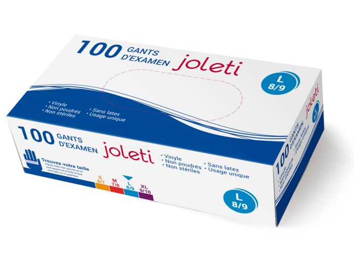 Gant d’examen vinyle JOLETI taille L