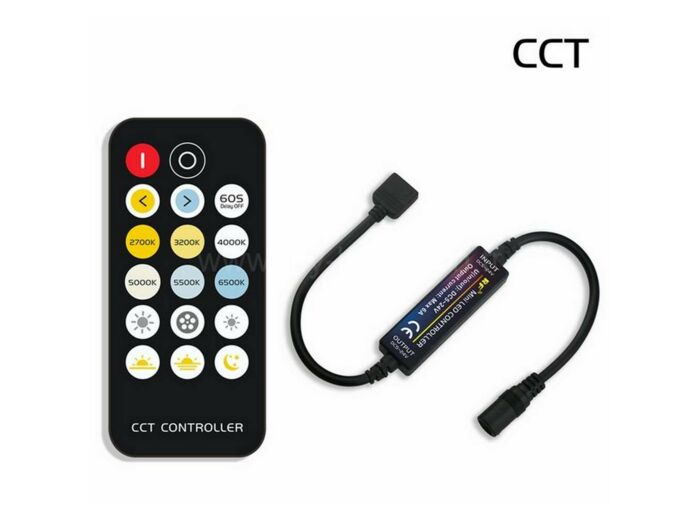 Mini contrôleur CCT + télécommande RF blanc ajustable