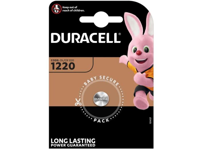 Duracell DL1220 3V lithium monnaie pile Pack 1
