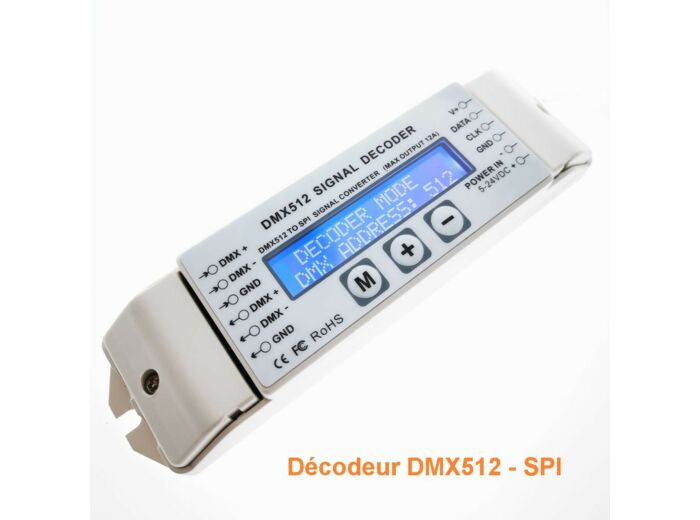 Décodeur DMX SPI programmable