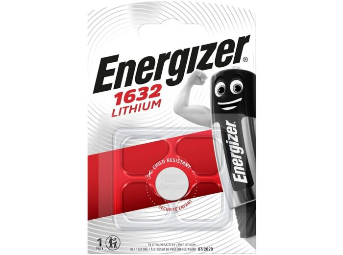 Energizer Battery CR1632 Lithium 1-pak, 235475 Unique