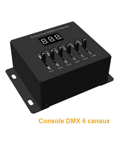 Mini console DMX 6 canaux