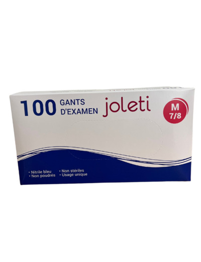 Gant d'examen latex non poudré taille M