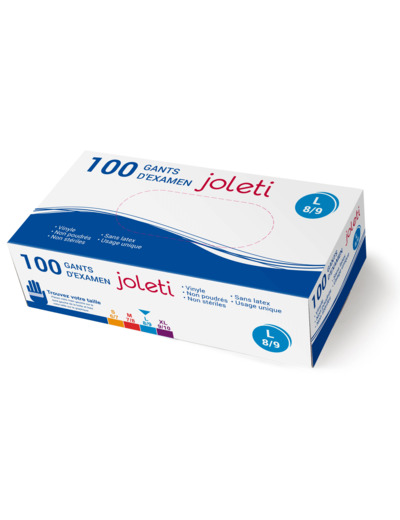 Gant d’examen vinyle JOLETI taille L