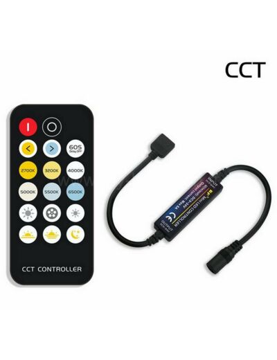Mini contrôleur CCT + télécommande RF blanc ajustable