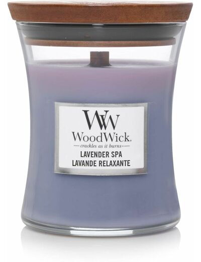 WoodWick - Bougie parfumée Lavande relaxante