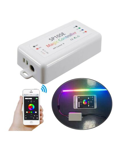 Contrôleur led digital pilotable depuis android IOS SP105E