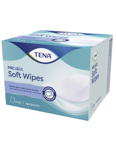 Lingettes TENA SOFT WIPES