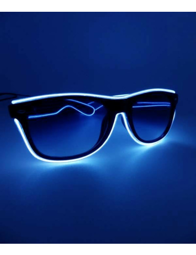 LUNETTE NEON BLEUE "SOUND ACTIVE"