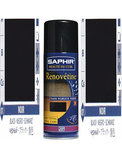 Rénovateur daim noir Saphir (Rénovétine)