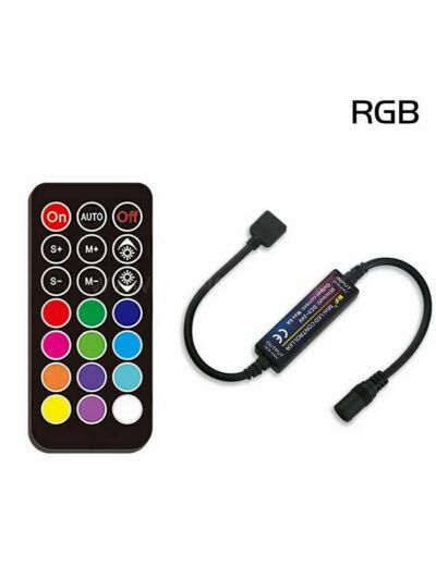 Mini contrôleur RF RGB 4096 couleurs DC5v à 24v 144w