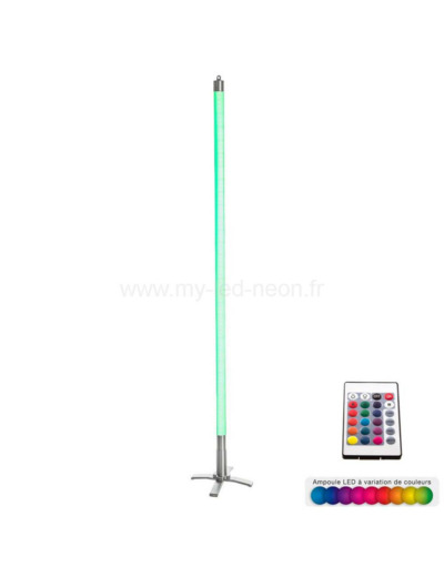 Tube Néon RGB avec télécommande sur pied 134 cm