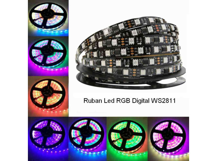 Ruban led Digital WS2811 5m