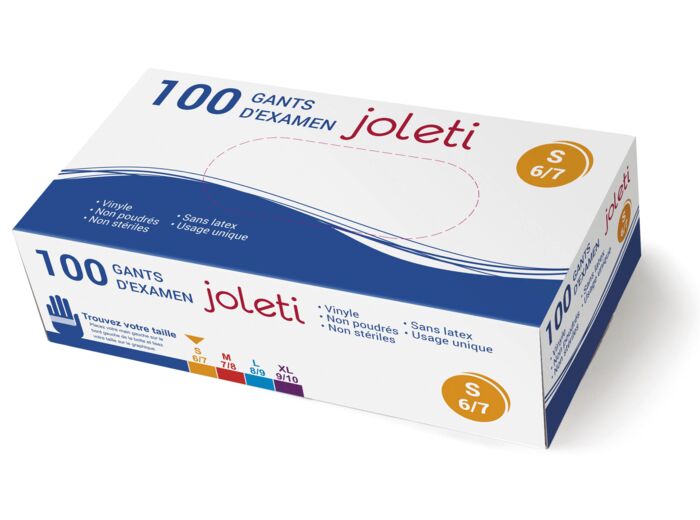 Gant d’examen vinyle JOLETI taille S