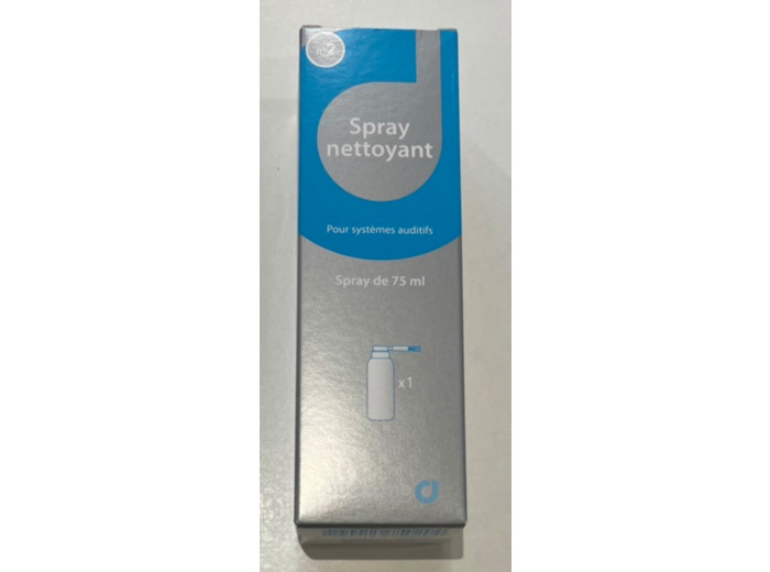 Spray nettoyant pour systèmes auditifs