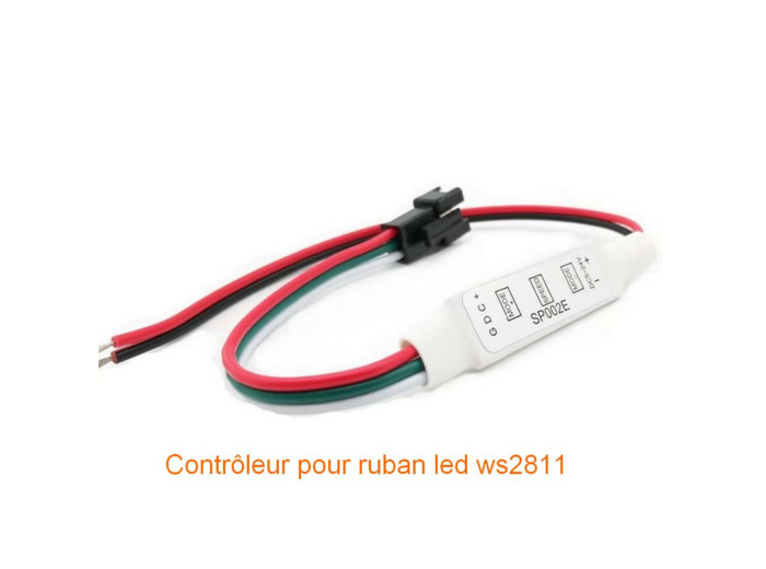 Mini contrôleur led digital ws2811 ws2812 5v-24v