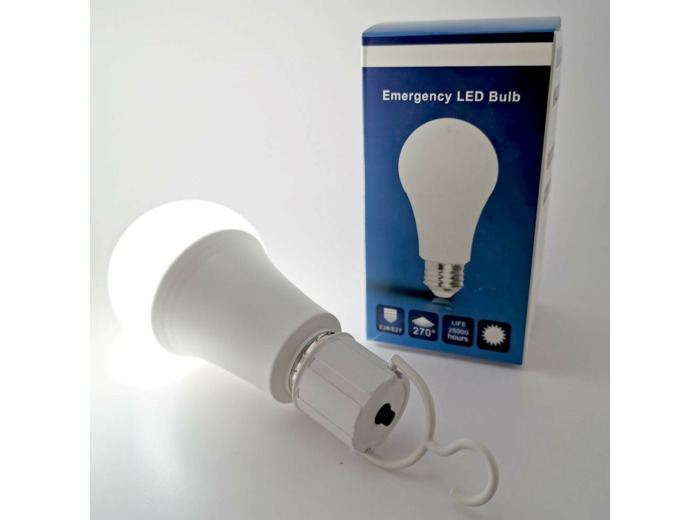 Ampoule led E27 intelligente et rechargeable