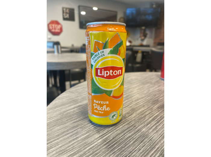 Canette Lipton ice tea - pêche 33 cl