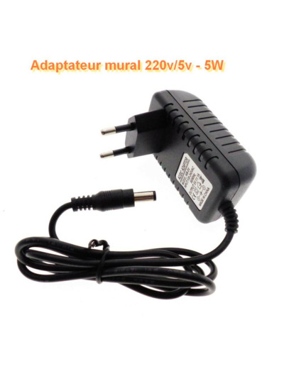 Adaptateur mural 220V-5V 5W