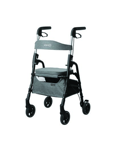 Rollator à 4 roues W04 gris