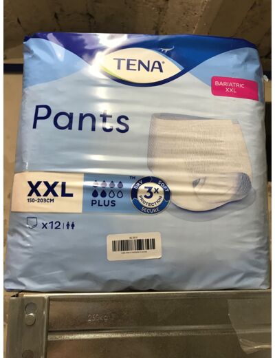 TENA Pants Bariatric – Plus – 6 gouttes xxl