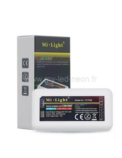 Contrôleur led RGB + CCT  12v-24v mi-light