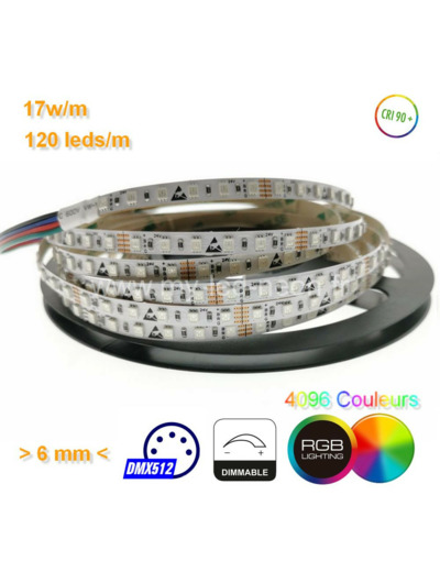 Ruban led RGB 120 leds/m 5m