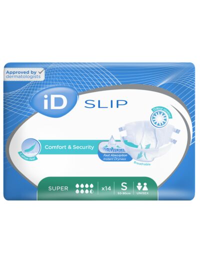 ID slip super taille S change complet adulte mixte