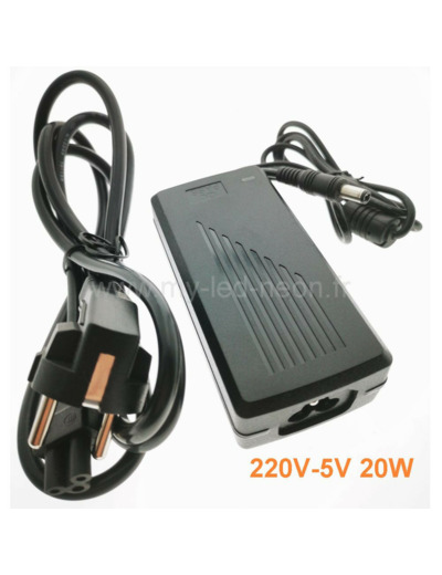 Alimentation 220V/5V-4A 20w