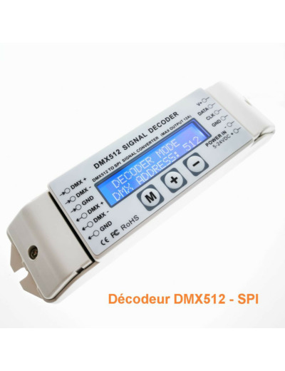 Décodeur DMX SPI programmable