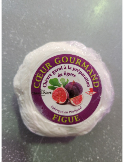 Chèvre frais cœur de figues