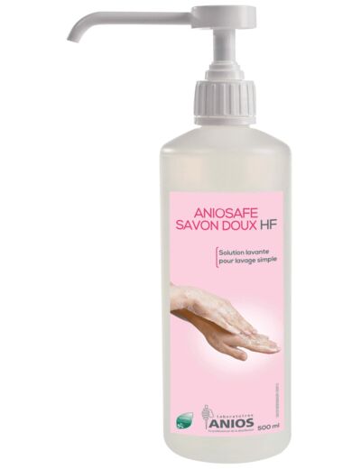 ANIOSAFE SAVON DOUX HF : 1 flacon pompe de 500 ml